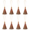 sourcing map Bookmark Tassels, 8 Pieces 6.5 Inch Silk Soft