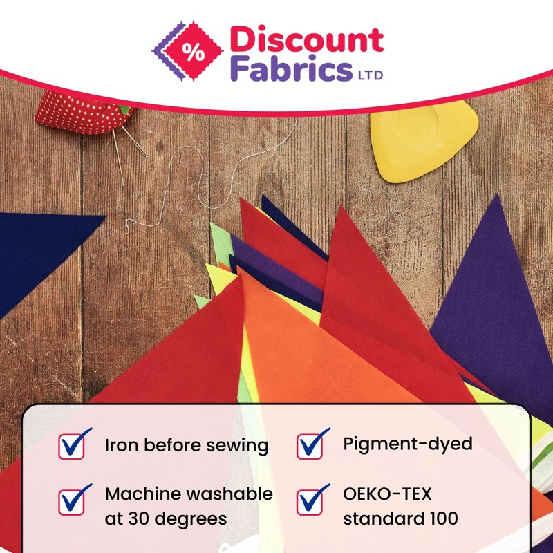 100% Cotton Fabric 60 Inch 150cm Wide 150GSM Material for