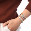 KELITCH Crystal Nail Miyukyi Beads Wax Rope Bracelets Friendship Bracelets