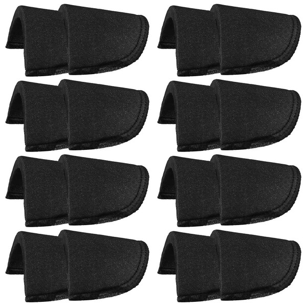 YJDEWohovv 8 Pair Sewing Foam Shoulder Pads Soft Covered Set-in Sewing Foam Pads Shoulder Pads Soft Covered for Blazer Clothes Sewing Accessories Craft DIY Black