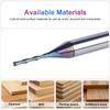 SpeTool 1/16 Inch Up Cut Spial Router Bit 1/4 Inch