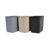 LuminaD 14-Liter Home Office Waste Bin Beige