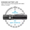 ThruNite TC15 V2 2531 Lumens USB Rechargeable Flashlights black -