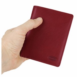 Branco Branco 12005 Large Large Leather Portrait Brown Wallet, brown