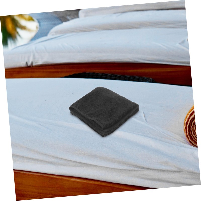 Mikinona 2pcs Salon Quality Hair Towels Fast Drying Black Hair