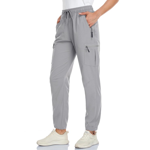 VEOBIKE Cargo Pants for Women Lightweight Expandable Waist Stretchy Quick