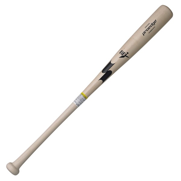 SSK EBB3018 Natural (T6TK) Baseball Hard Bat, Wooden, Maple Pro Edge, 33.5 inches (85 cm), Pro Model