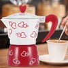 fasient Moka Express Espresso Maker, Aluminium Mocha Pot, Reusable Espresso