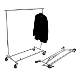 Only Hangers Collapsible Clothing Rack Heavy Duty Commercial Grade
