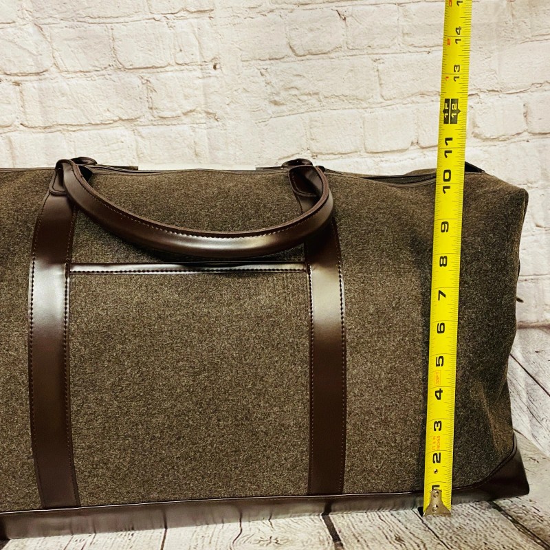 ARAMIS MEN SUEDE DUFFLE BAG BROWN - NEW