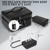 Discreet Lockable Storage Bag for Private Items, Large 2-Layer Smell