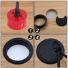ASelected 10Pcs Desk Grommet 60Mm Metal Hole Saw, 60Mm Round