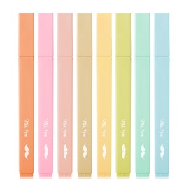 Mr. Pen- Aesthetic Cute Pastel Highlighters Set, 8 pcs, Chisel Tip, Candy Colors, No Bleed Bible Assorted Colors