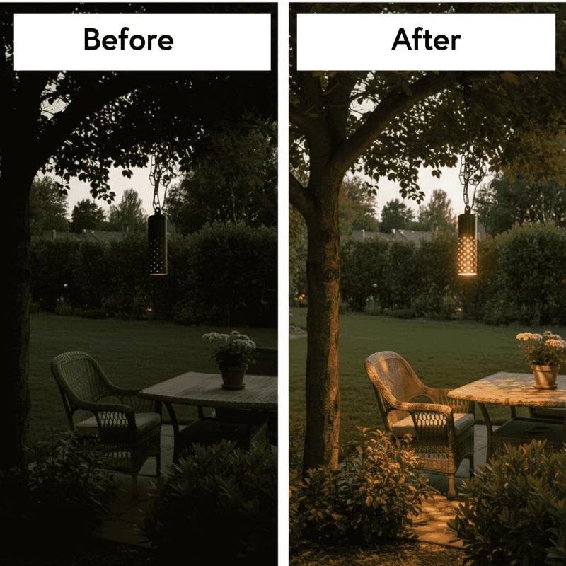 Ironsmith Lighting Products Starlight Outdoor Hanging Light Fixture - Solid