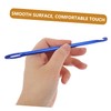 Operitacx 2sets Knooking Hooks Soft Crochet Hooks Large Hole Needles