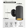 Ken & Ricky Outdoor Sconce Lights Exterior, Black Outdoor Wall