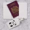Azeeda 'Happy Panda' Passport Cover & Luggage Tag Travel Set