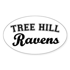 CafePress Tree Hill Oval Sticker Oval Car Bumper Sticker