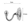 SagaSave 2 PCS Vintage Alloy Pommel, Tieback Hooks Curtain Holdbacks