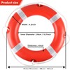 23" Life Ring Boat Safety Throw Ring with Water Floating
