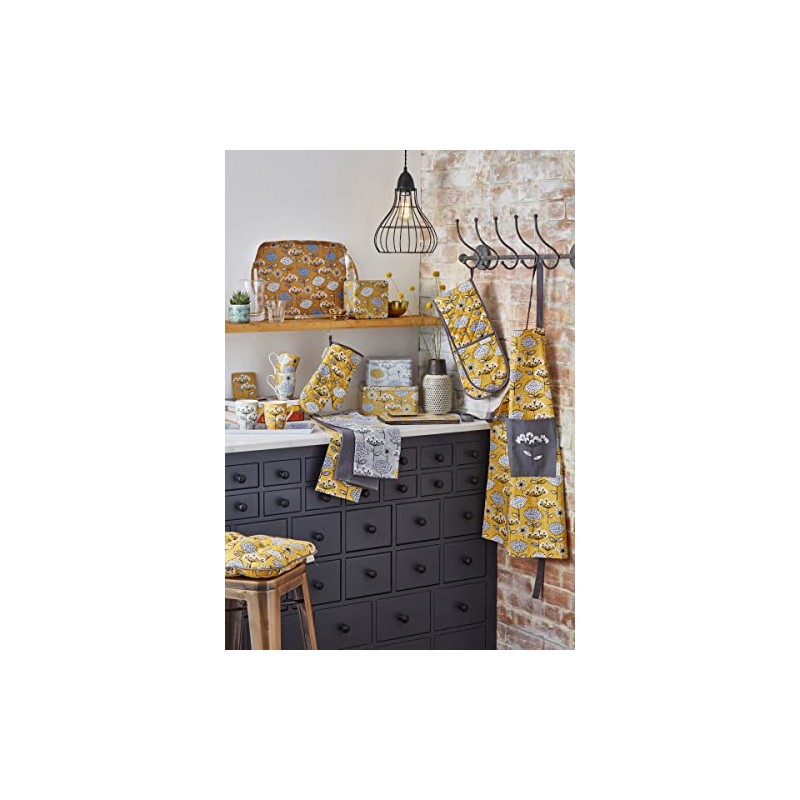 Cooksmart Apron, Cotton Twill, Mustard, One