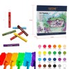 Artme Oil Pastel Paint Sticks 24 Assorted Vibrant Colours. Intense