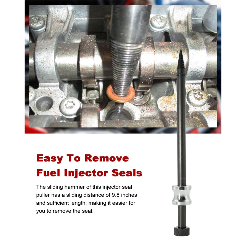 Wvoillty Injector Sealing Ring Extractor, Diesel Injector Seal Puller Set,