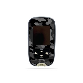 MightySkins Skin Compatible with Accu-Chek Guide - Black Camo | Protective, Durable, and Unique Vinyl Decal wrap Cover | Easy to Apply, Remove, and Change Styles | Made in The USA