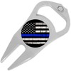 NewCharms US Flag Thin Blue Line Golf Ball Marker Divot
