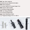 BAYM Solar Connector Male Female Solar Panel Connector 30A 1500V