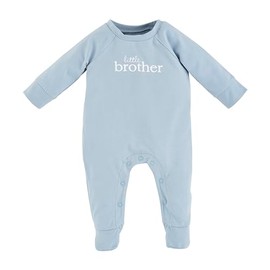 Mud Pie Boy's Baby Brother Sleeper Blue