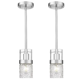 LMS Pendant Light Sets, Set of 2 Matching Bundle, Modern Industrial Pendant Lighting Fixture, LMS-199, LMS-122SPL-BN3
