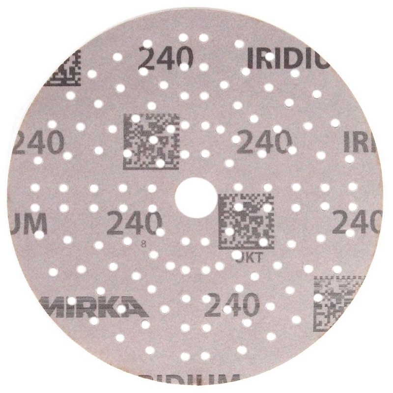 Mirka Iridium Premium Sandpaper Diameter 150 mm Velcro 121 Hole