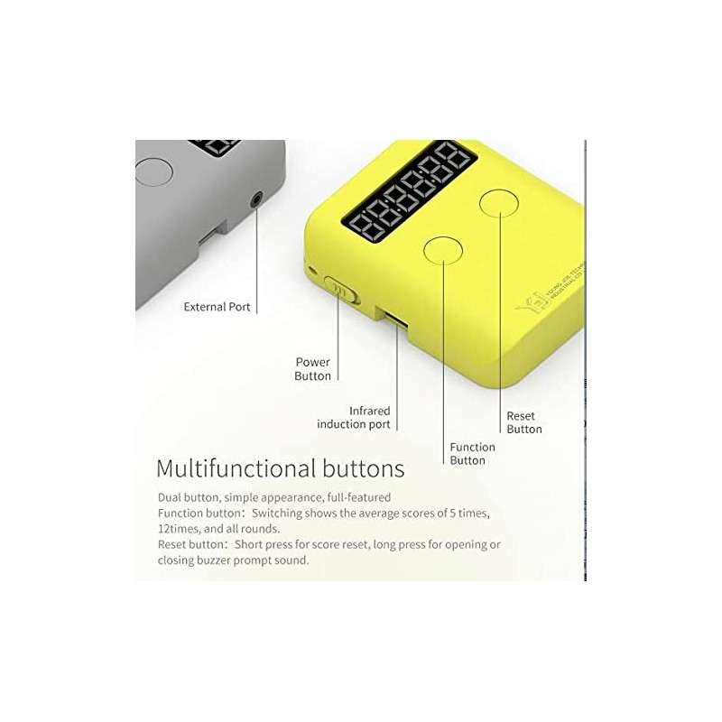 Cuberspeed YJ Pocket Cube Timer Blue Color