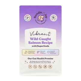 Bundle x Joy Vibrant Salmon Probiotic Dog Food Dry, 4lb Bag, Allergy and Gut-Friendly Adult Kibble for Digestive Health with Wild-Caught Salmon, 20 Plant Based Superfoods, Beef and Poultry Free