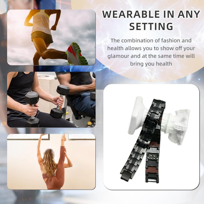 HyyMe Magnetic Bracelets for Men, Titanium Bracelet for Men, Ultra