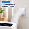 AC Hose Connector for Ventilation Systems – Flat Exhaust Nozzle