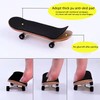 ACFELLE 18 Sheets Fingerboard Grip Tape, Quality Foam Black Wooden