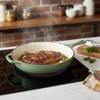 Hamilton Beach Enameled Cast Iron Fry Pan 12-Inch Sage, Cream