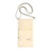 Walking the Earth Security Pouch, Beige, Convenient Travel Goods