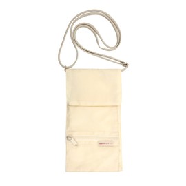 Walking the Earth Security Pouch, Beige, Convenient Travel Goods