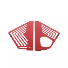 MXtech-23 For Corvette C8 Z06 Z51 2020-2025 Car Engine Bay Trim Red Alloy Decorative Cover