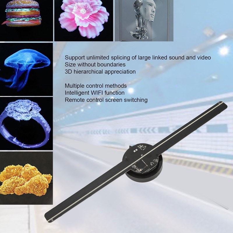 Z1S 42cm 3D Holographic Projection Advertising Machine Naked Eye 3D