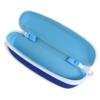 Tacy Case LM-70081-12 Blue Hard Zipper EVA Glasses Case