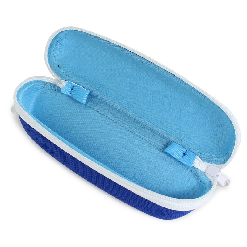 Tacy Case LM-70081-12 Blue Hard Zipper EVA Glasses Case