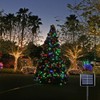 Anycosy 40FT Solar Christmas Lights Outdoor 120 LEDs C6 Christmas