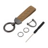 A ABSOPRO Car Keychain Universal Key Chain with Ring for