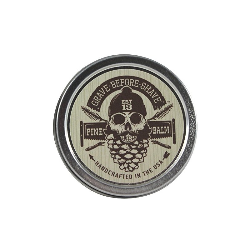 GRAVE BEFORE SHAVE Pine Scent Beard Balm (Pine/Cedar wood scent)
