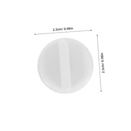 STOBAZA 2pcs Universal Refrigerator Temperature Control Knob Replacement 27mm Adjustable Thermostat Dial Switch Fridge & Freezer Grip Cap for Precise Cooling