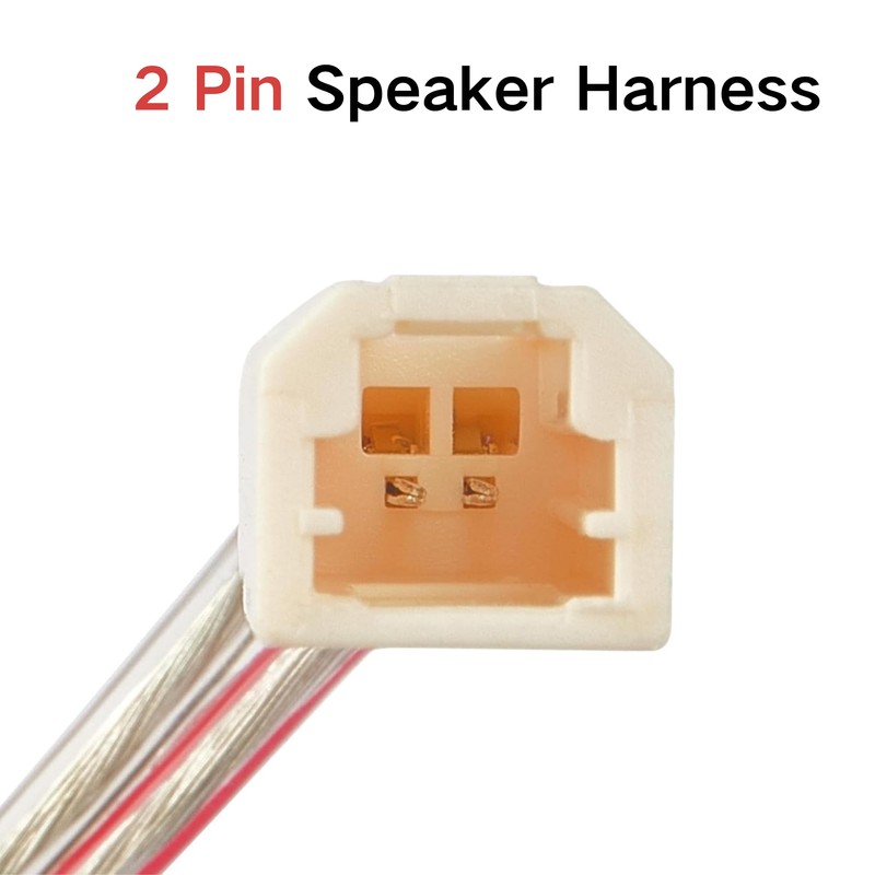 RED WOLF Car Dash Tweeter Speaker Wiring Harness Select for